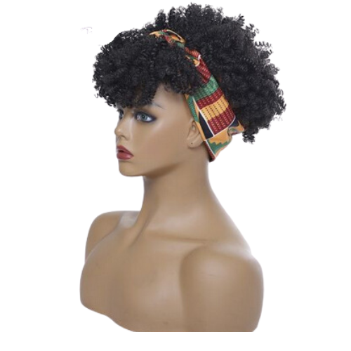 Short Afro Curly Synthetic Wig